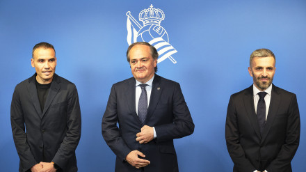 Sergio Francisco, Jokin Aperribay y Erik Bretos