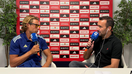 Marcos Llorente con Juanma Castaño, en El Partidazo de COPE