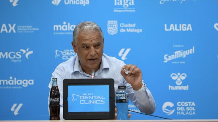 Imagen de Sergio Pellicer este mediodía en la sala de prensa.
