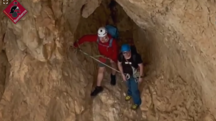 Rescate de dos escaladores en el Morro de Toix de Calp