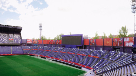 Estadio José Zorrilla se prepara para que juegue la selección española