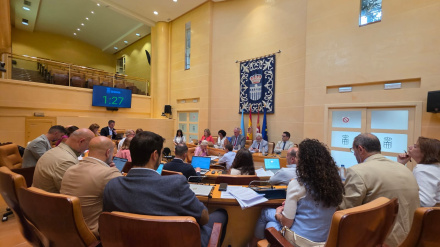 Pleno en el Ayuntamiento de Segovia