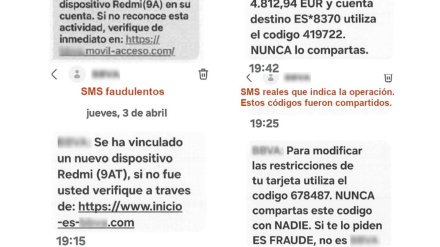 Sms bancarios fraudulentos