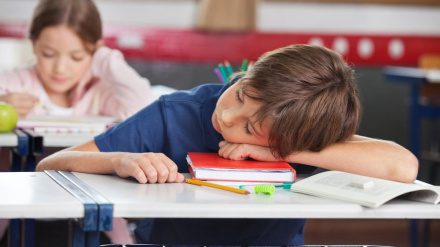 El sueño en clase a veces no puede vencerse
