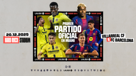 El Villarreal-Barça de Miami se disputará el 20 de diciembre.