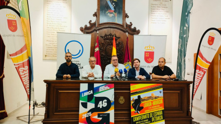 Presentación del Campeonato de España de Petanca en Lorca
