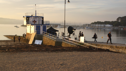 El rodaje está teniendo lugar en las inmediaciones del puerto de Ares