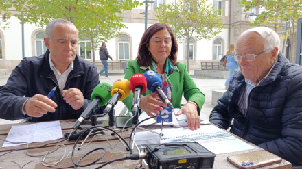 Elena Candia, Ramón Carballo e Xulio Xiz