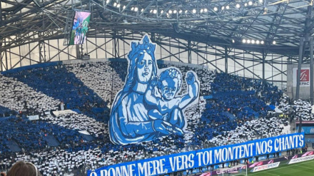 El homenaje del Olympique de Marsella a la Virgen María