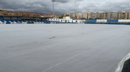 El Centenario El Rubial está en estado de resiembra y el Águilas FC jugará cinco partidos fuera de su terreno de juego