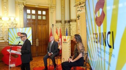 Presentación de la 70ª edición de la Semana Internacional del Cine, en el Ayuntamiento de Valladolid