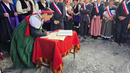 Firma para solicitar a la Unesco la denominación de Patrimonio Mundial