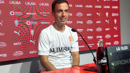 Borja Jiménez en sala de prensa