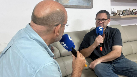 Ricardo Nachman, forense argentino en Israel, junto a Ángel Expósito