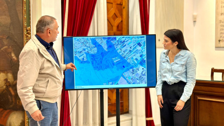 Los concejales de Pedanías y Urbanismo ante las zonas de flujo preferente
