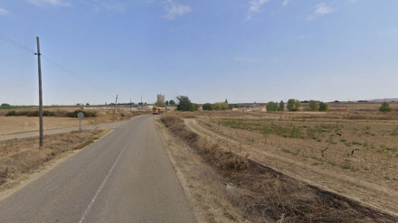 Carretera P-954 en las ce4rcanias de Grijota