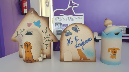 Urna para cenizas de mascotas