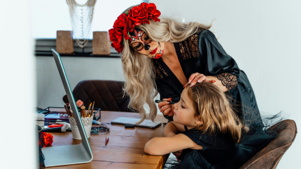 Maquillajes de Halloween fáciles para niños