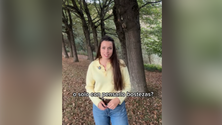 Laura Pinillas, bióloga, en el vídeo