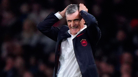 José Luis Mendilibar, entrenador de Olympiacos