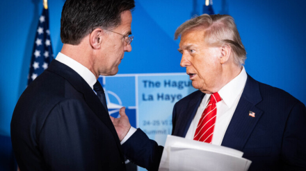 El secretario general de la OTAN, Mark Rutte, y el presidente de Estados Unidos, Donald Trump