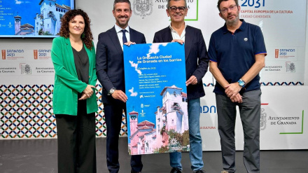Presentación del programa de la OCG en los barrios de la ciudad de Granada, con el concejal de Cultura, Juan Ramón Ferreira