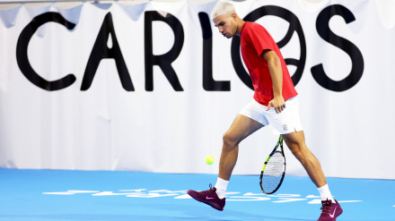 Carlos Alcaraz ya se entrena en casa