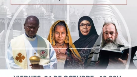 El cartel que ha preparado ACN con motivo del acto del viernes