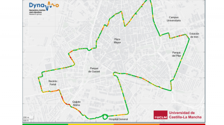 Mapa del asfaltado de Ciudad Real