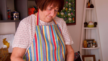 Abuela cocinando
