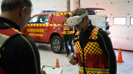 Prácticas simulación con gafas de realidad virtual
