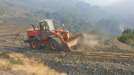 Trabajos en la mina de A Gudiña
