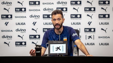 Corberán en el Media Center de Paterna