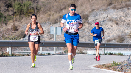 Adrián López Braojos en plena carrera