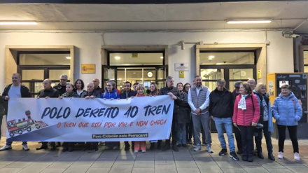 La salida tuvo lugar desde la estación de tren de Ferrol
