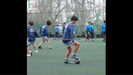 Vídeo viral de jugadores japoneses mostrando su enorme control de pelota.