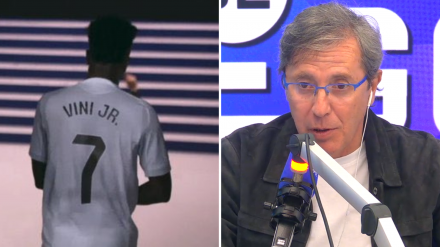 La reacción de Paco González tras ver el enfado de Vinicius por su cambio durante el Clásico