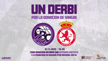 La iniciativa solidaria del UEMC Baloncesto Valladolid de cara al derbi de este sábado ante la Cultural Leonesa