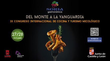 El Congreso Internacional Soria Gastronómica arranca en su novena edición bajo el lema "Del monte a la vanguardia"