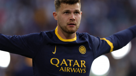 Josep Martínez, portero suplente del Inter, durante la pasada final de la Champions.