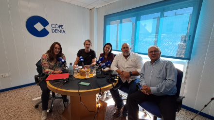 Representantes políticos en "El Debat Dénia" sobre el proyecto de la Vía Verde