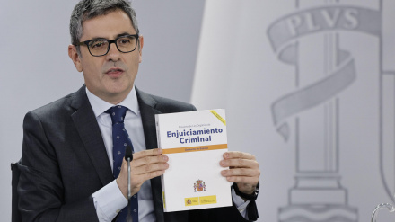 El ministro de la Presidencia, Justicia y Relaciones con las Cortes, Félix Bolaños