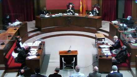 Juicio a exdirectivos de la Agència Catalana de l'Aigua (ACA) en la Audiencia de Barcelona, el 10 de enero de 2022