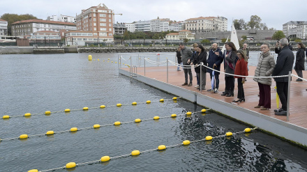 Inauguración de la Plataforma flotante de O Parrote (A Coruña)