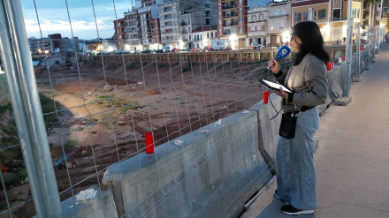 Pilar Cisneros, desde el barranco del Poyo