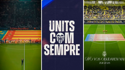 El mundo del deporte recuerda a las víctimas de la dana, en el primer aniversario de la tragedia