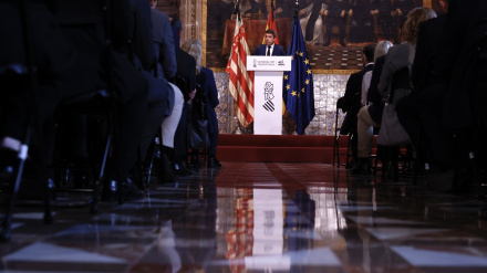 Declaración institucional del 'president' de la Generalitat, Carlos Mazón, en el aniversario del día de la dana