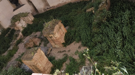Interior del castillo de Villalba