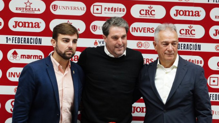 Felipe Moreno en la despedida de Asier Goiria