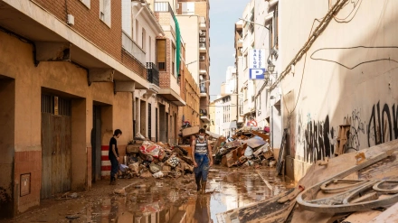 La localidad de Catarroja afectada por la dana